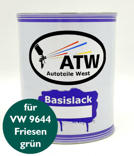 Autolack für VW 9644 Friesengrün